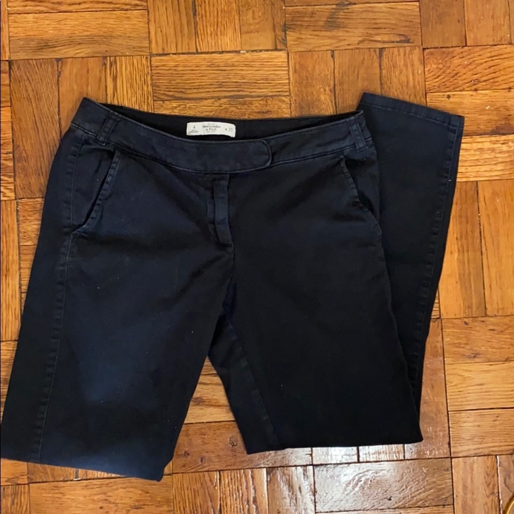 Abercrombie & Fitch navy slim ankle pants  size: 4 - Picture 9 of 11